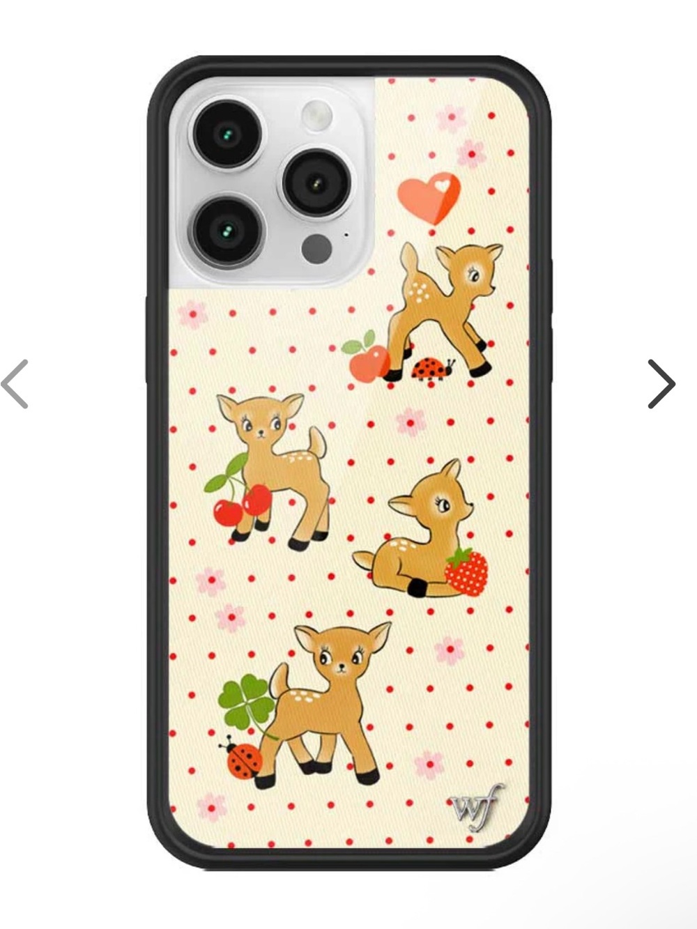 wildflower oh deer iphone case
